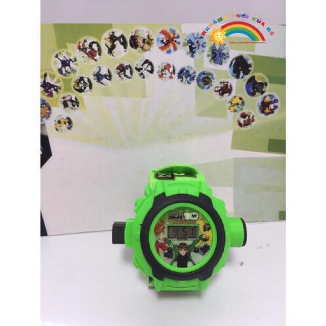 Đồng hồ Ben 10 chiếu hình nhân vật 3D siêu hot