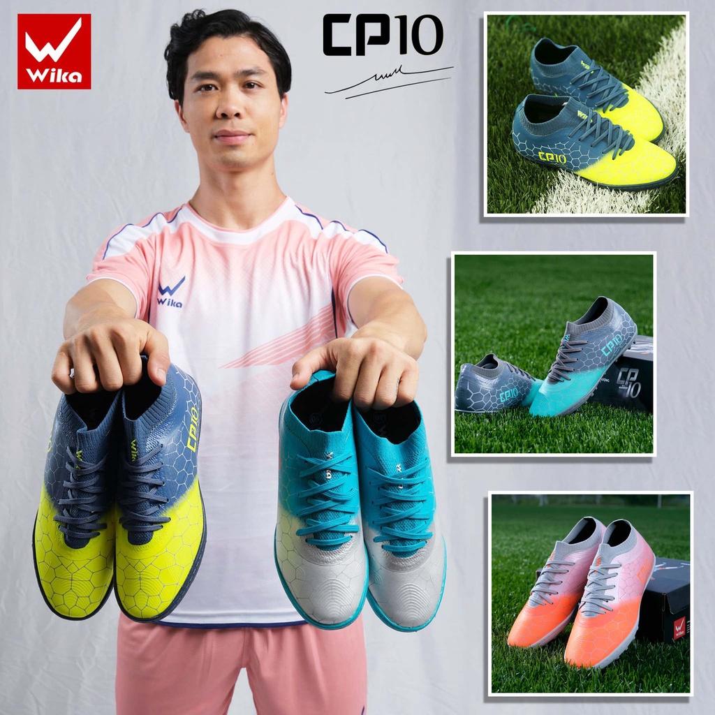 Giày Đá Bóng WIKA CP10 Cổ Giày Flyknit Ôm Chân Dẻo Dai Đàn Hồi Tốt