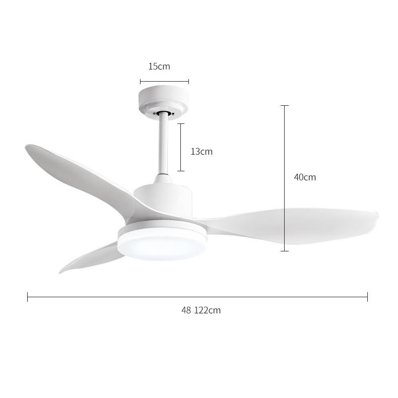 Quạt Trần Đèn Simple Personality Fan Lamp STA8604X