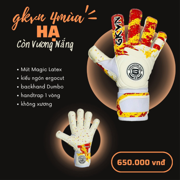 Găng Tay Thủ Môn Cao Cấp – GKVN 4 Mùa