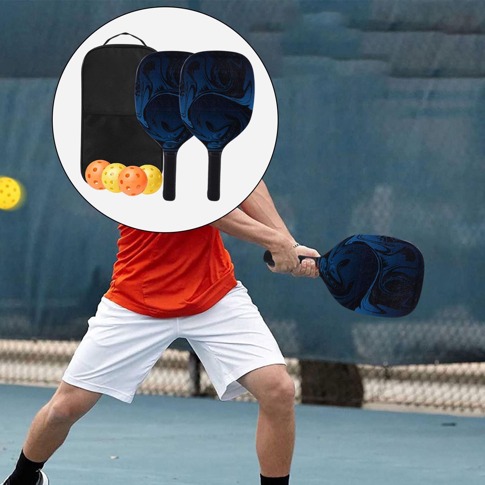 Pickleball Paddles Set and Storage Bag for Indoor and Outdoor Tournament