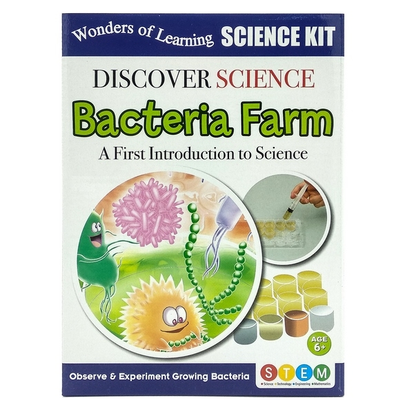 Wonders Of Learning Book &amp; Science Kit - Discover Science - Bacteria Farm