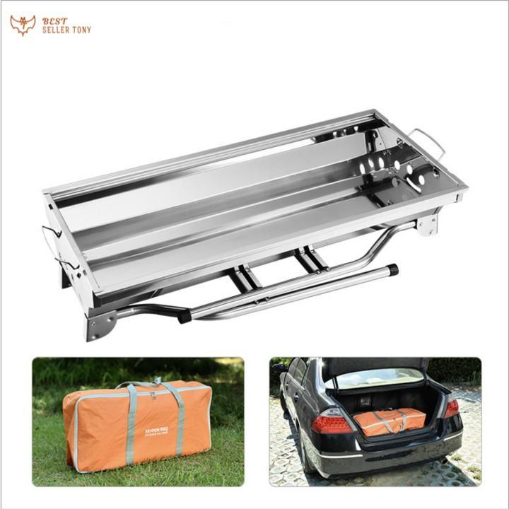 Lò nướng than INOX BBQ STARK dã ngoại cao cấp