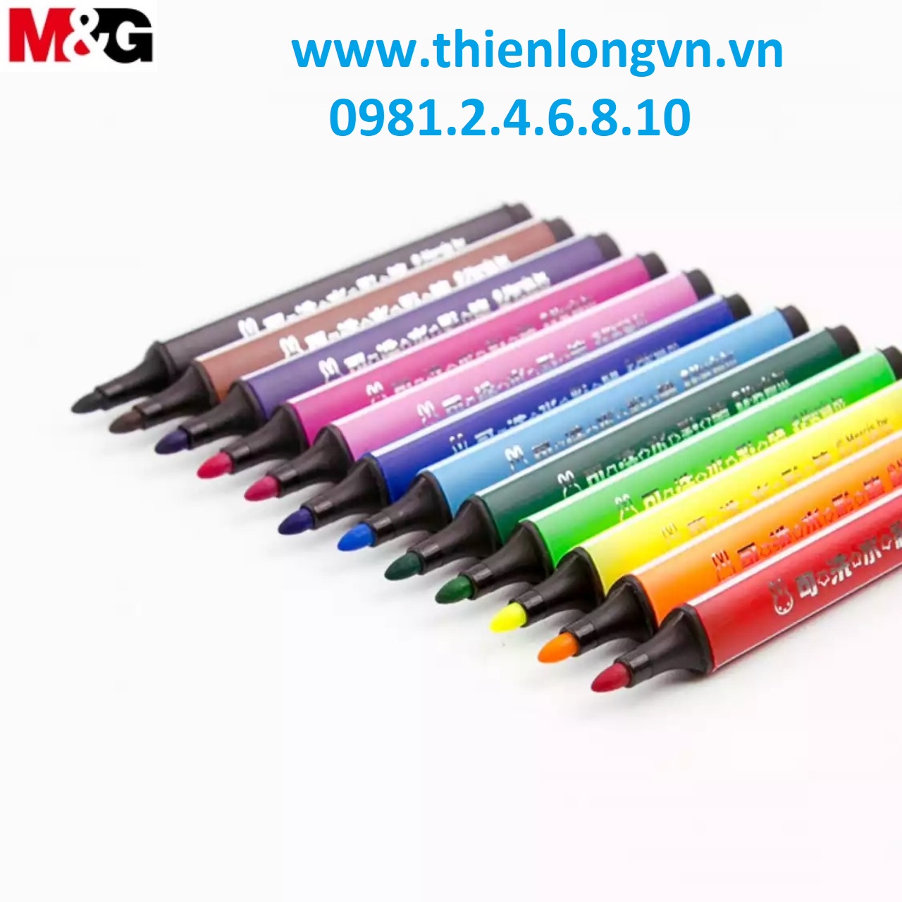 Dạ nước 18 màu hình M&amp;G - TCP90182