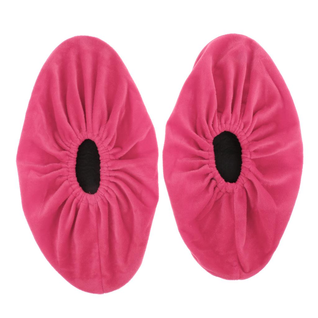 4 Pair Shoe Boots Covers Stretchy Slip-on Overshoes For Workshop Computer Room