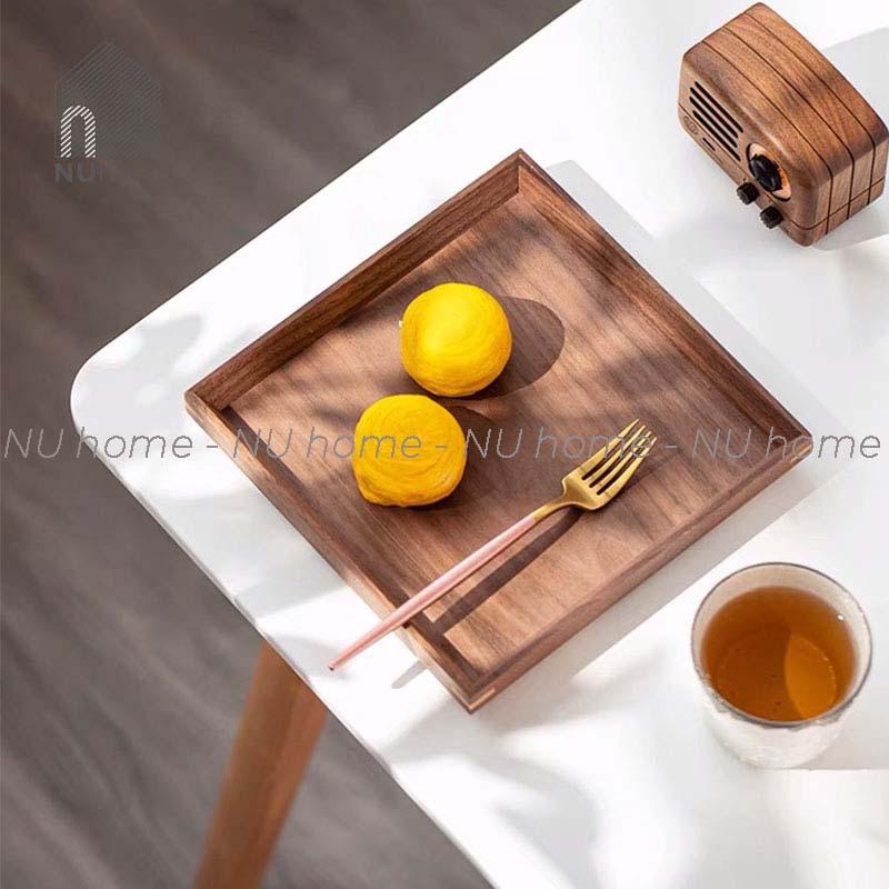 Khay gỗ chữ nhật - Insu, khay gỗ cao cấp thiết kế đơn giản được sản xuất với đường nét tinh xảo