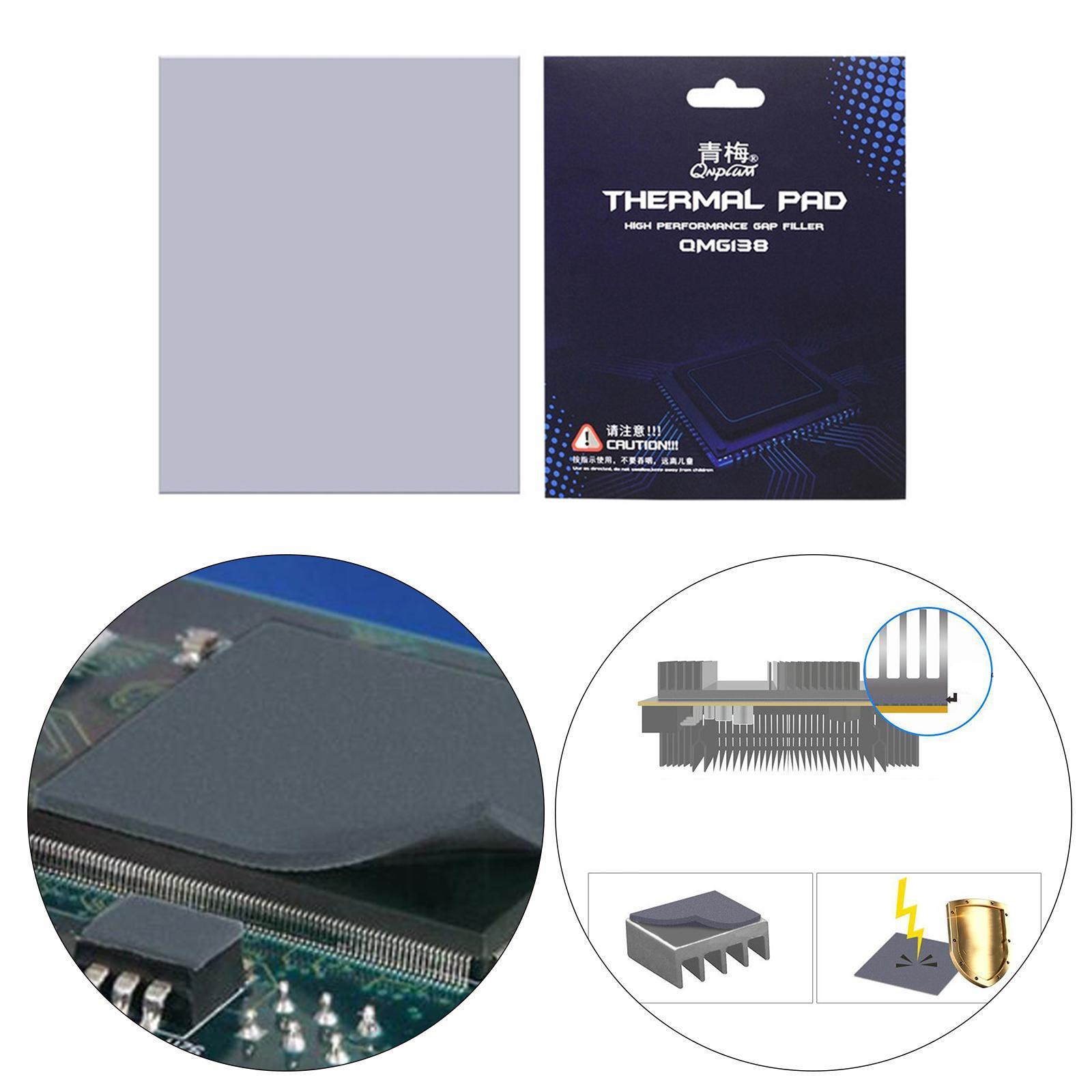 Silicone Thermal Pad 120x120x2.0mm for CPU Coolers GPU/CPU Professional