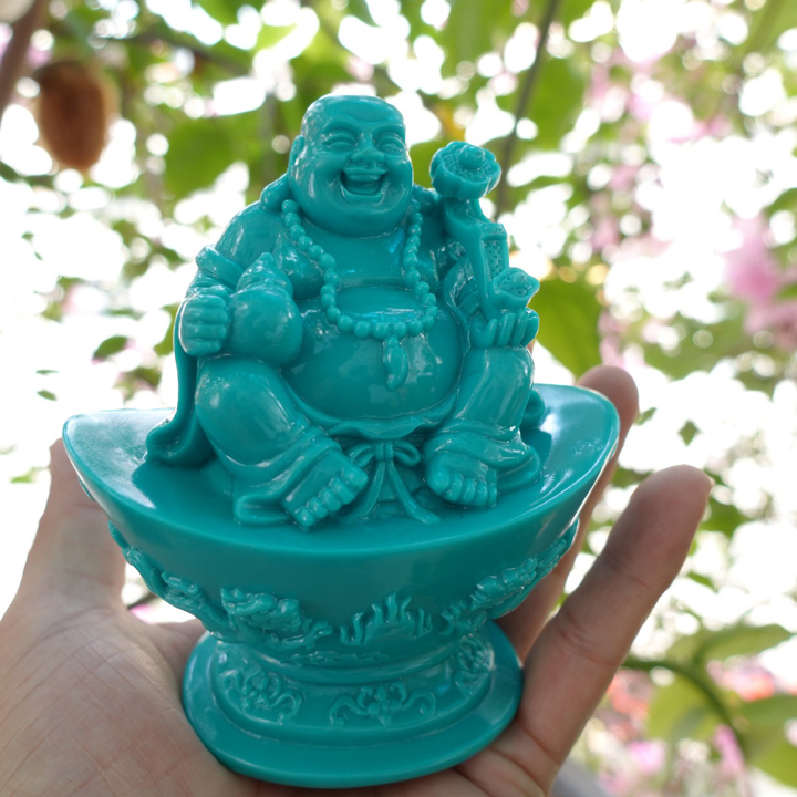 Tượng Phật Di Lặc tượng Phật cười cao 11cm - T0230