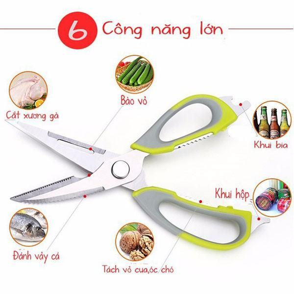 Kéo cắt thông minh 6 trong 1 siêu tiện lợi
