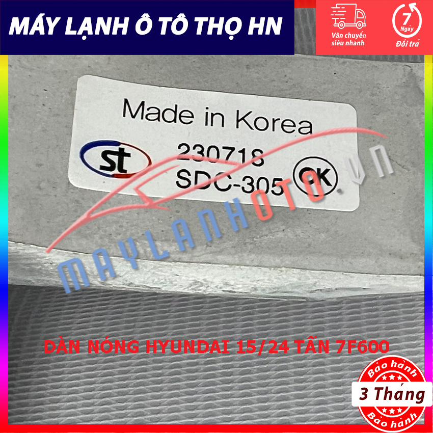 Dàn nóng Hyundai 15-24 Tấn Hàng xịn Hàn Quốc
