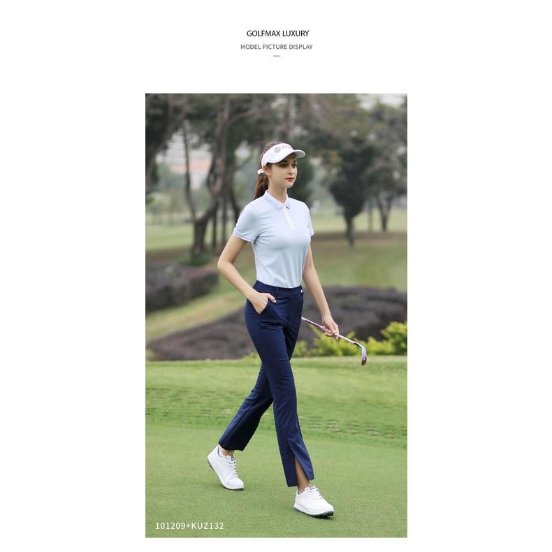 Quần dài nữ đánh Golf chính hãng PGM - KUZ132 - Chất liệu 92 % Polyester+ 8% sapndex cao cấp, bền đẹp