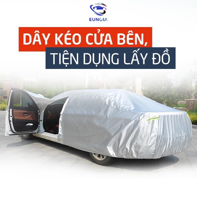 Bạt vải dù oxford xe hơi,che xe ôtô 4 chỗ đến 7 chỗ siêu bền, lớp bạc phản quang chống nóng, mưa, vải dù Oxford 3 lớp