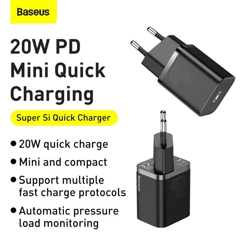 Củ sạc nhanh PD 20W Baseus Super Si Quick Charger