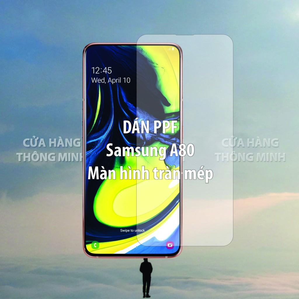 Tấm dán dành cho Samsung A80 dán PPF mặt trước, dán mặt sau, dán màn hình, dán mặt lưng Full viền chuẩn