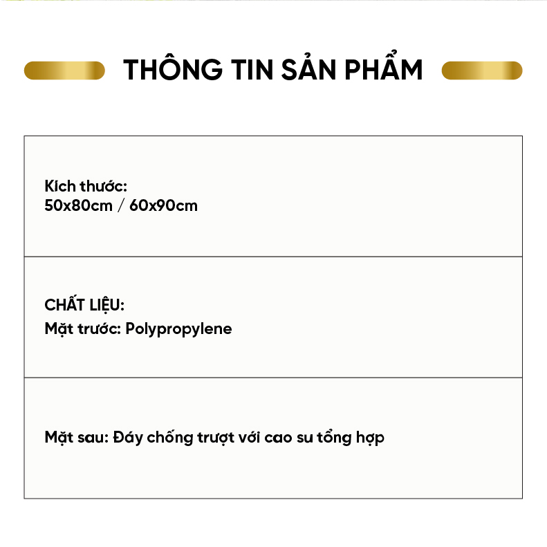 Thảm chùi giày dép siêu bền CAO CẤP, chiếc thảm bán nguyệt có thể đặt ngay cửa ra vào. Đặc biệt thảm chùi giày dép được làm từ Polypropylene chịu được ma sát tốt.