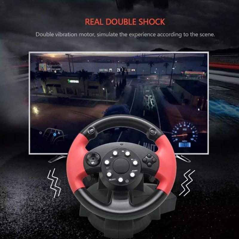 Tay Cầm Dạng Vô Lăng Chơi Game Cho Ft33D3 D7 Series Ps 3 / Ps 2 / Pc