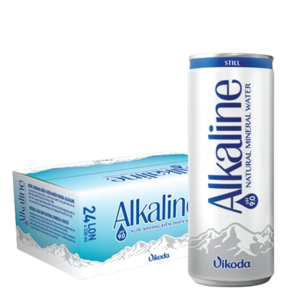 Nước khoáng kiềm thiên nhiên Vikoda - Alkaline 330ml