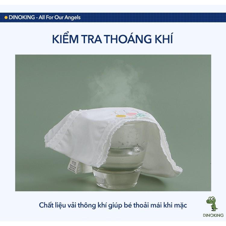 Quần lót bé gái DINOKING Quần chip tam giác cho bé xuất dư chất cotton cao cấp siêu mềm mịn QC03