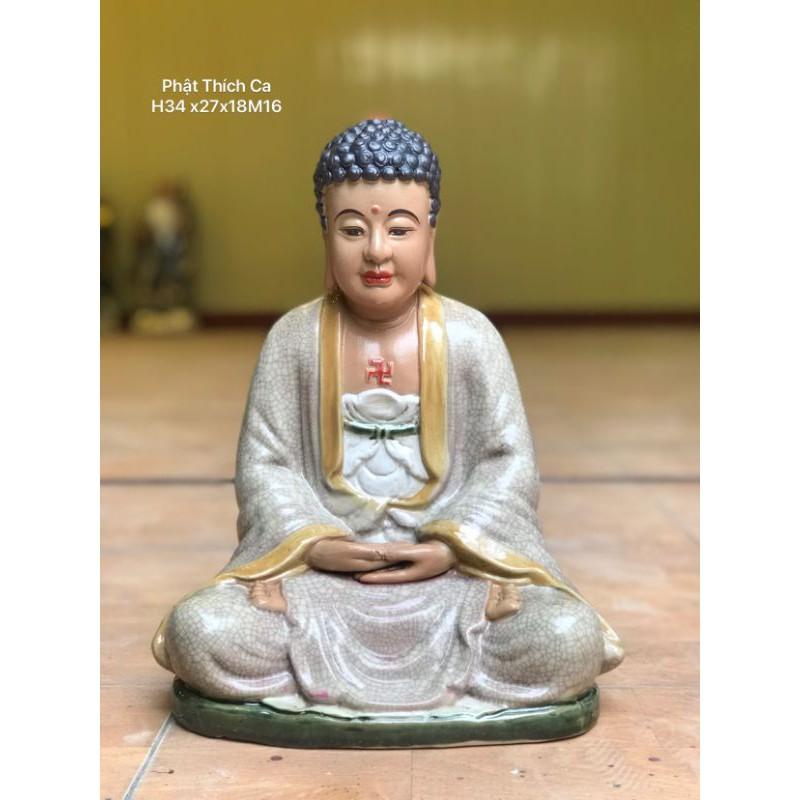 Tượng Thích Ca Thiền Tịnh sứ Bát Tràng