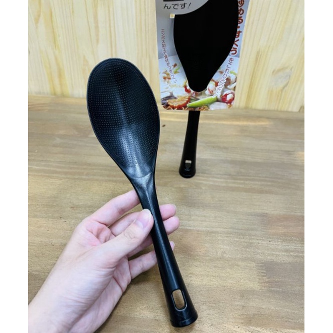 Muôi đảo ,muôi xới, xẻng lật đế đứng echo 25,4cm Nhật Bản