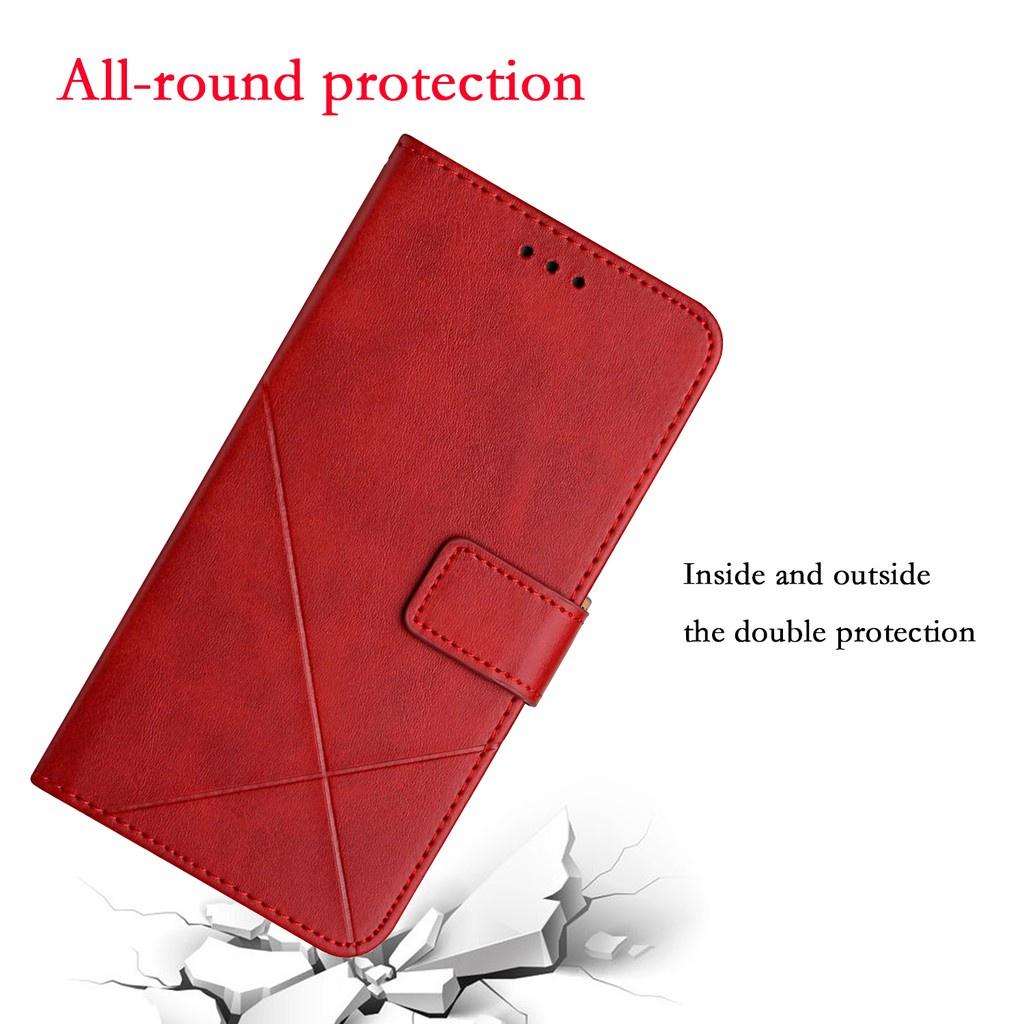 Bao da điện thoại màu trơn nắp lật từ tính cho Huawei Nova 4e 6SE 7i P30 P30 Pro P40 lite E Y5P Y6P Y7P Honor 9A 20