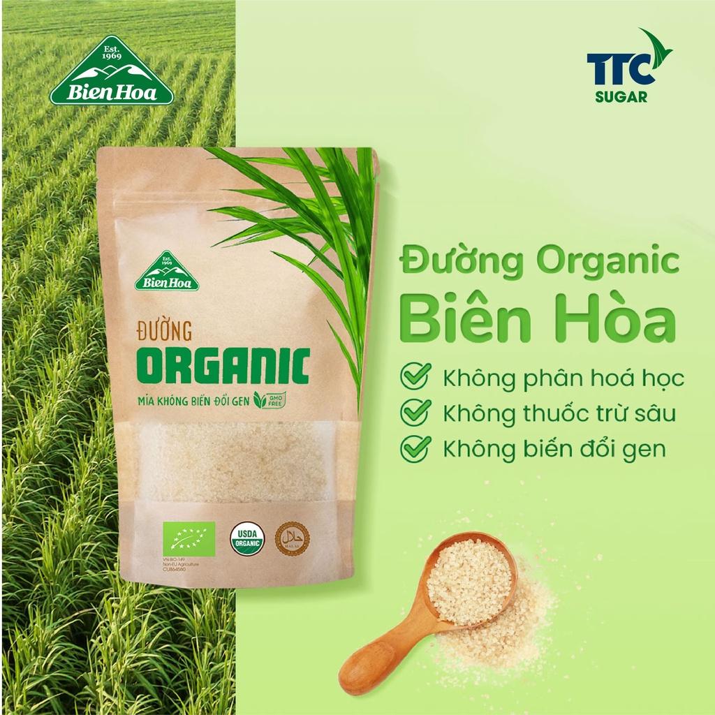 Combo 2 Đường Organic Biên Hòa túi 400g/túi