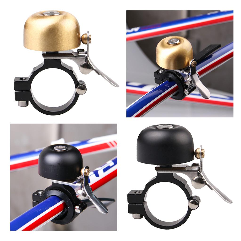Cycling Handlebar Ring Bell Horn Classical Cooper Hooter Alarm Decor Golden
