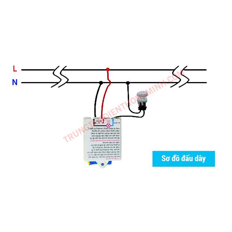 Công tắc điều khiển từ xa hẹn giờ tắt thiết bị RC5H - Hàng chính hãng