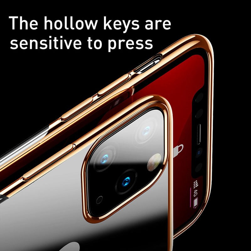 Ốp lưng viền màu mạ crom cho iPhone 11 Pro  hiệu Baseus Glitter  - Hàng nhập khẩu