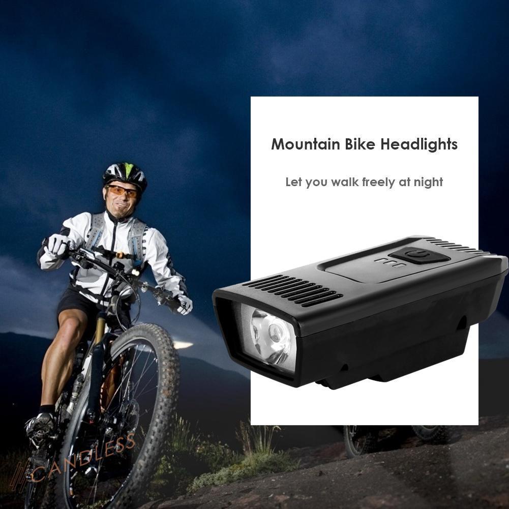 Đèn Pha Xe Đạp 4 Chế Độ Có Cổng Sạc Usb