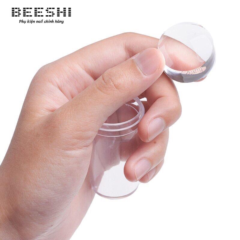 In móng Silicon trong suốt, Đầu in móng tạo frend đầu móng -beeshi shop nail