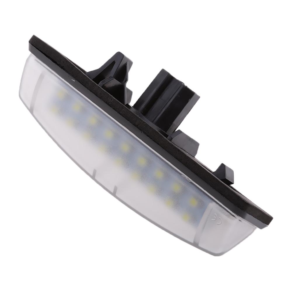 1 Pair Number License Plate LED Light Lamp For Toyota Camry Prius Lexus