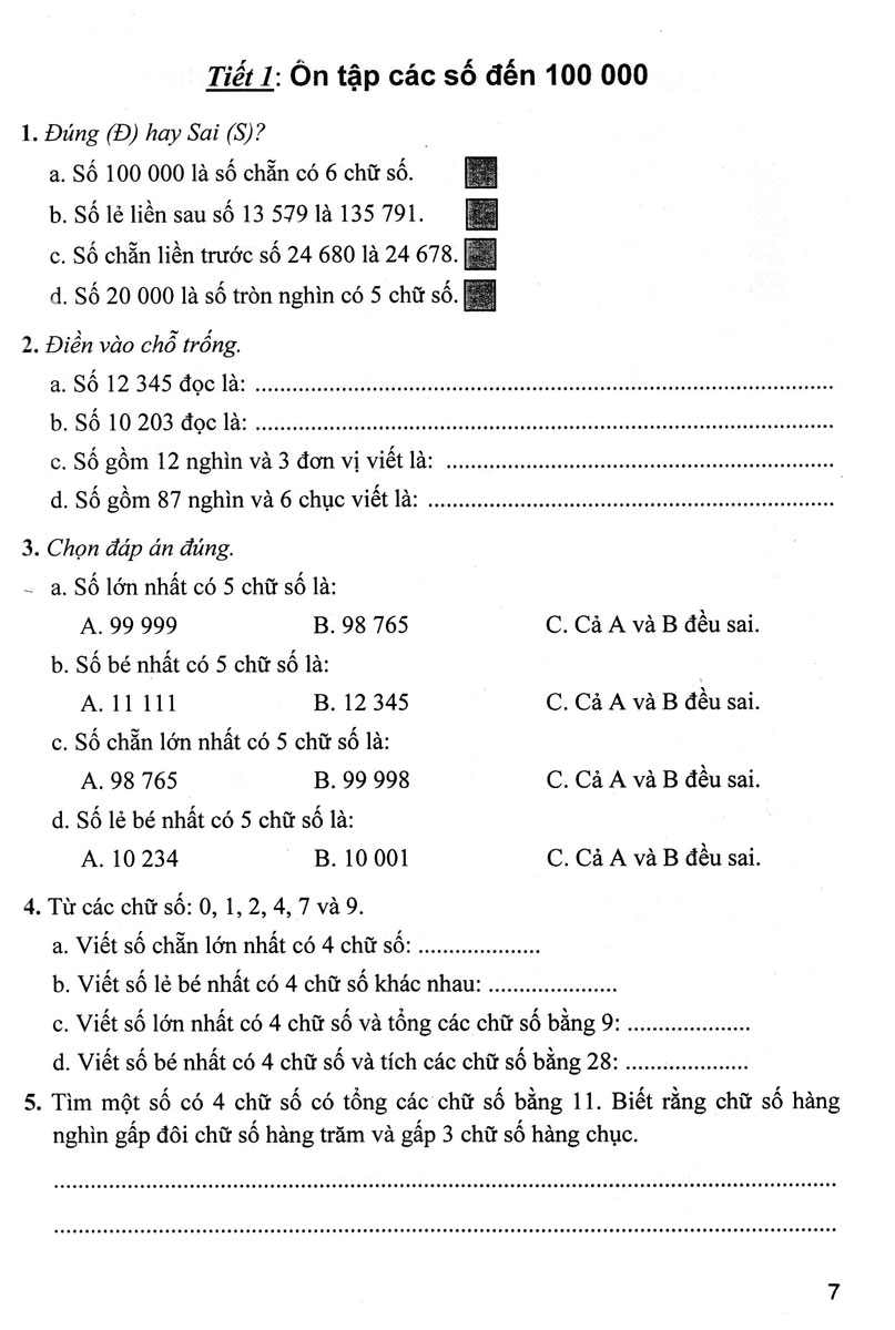 Bài Tập Hay Và Khó Toán 4 - Tập 1 _HA