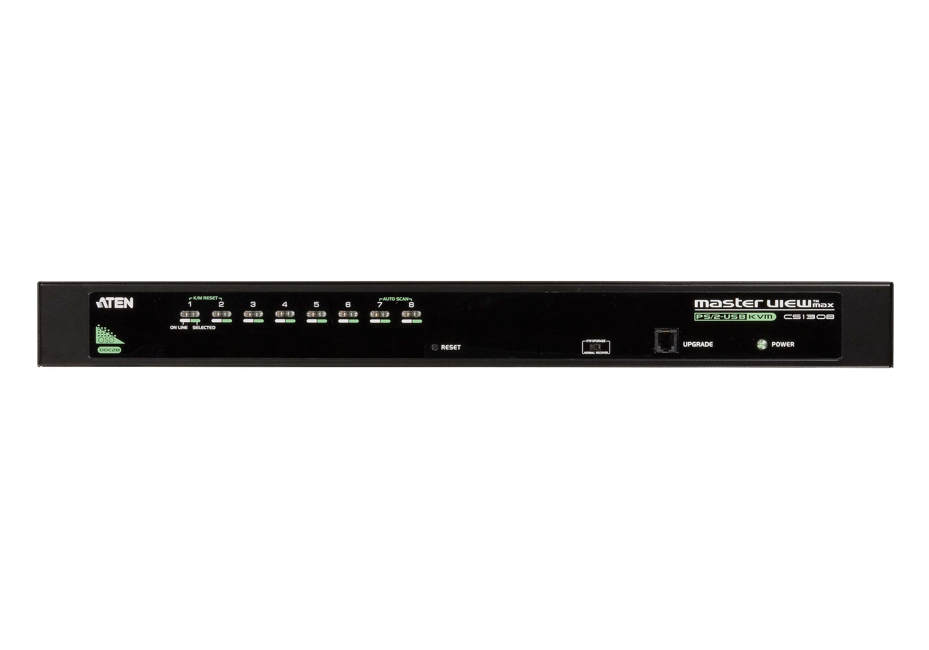 Bộ chuyển tín hiệu 8 CPU dùng 1 màn hình, ATEN CS1308 KVM Switch dạng Desktop, Rackmount - Hàng chính hãng