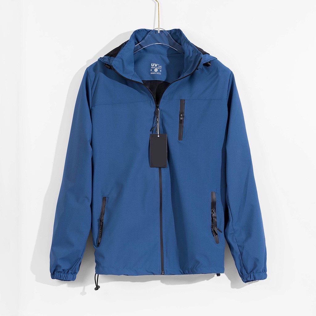 Áo gió 3 khóa lót lưới chống nước cho nam và nữ