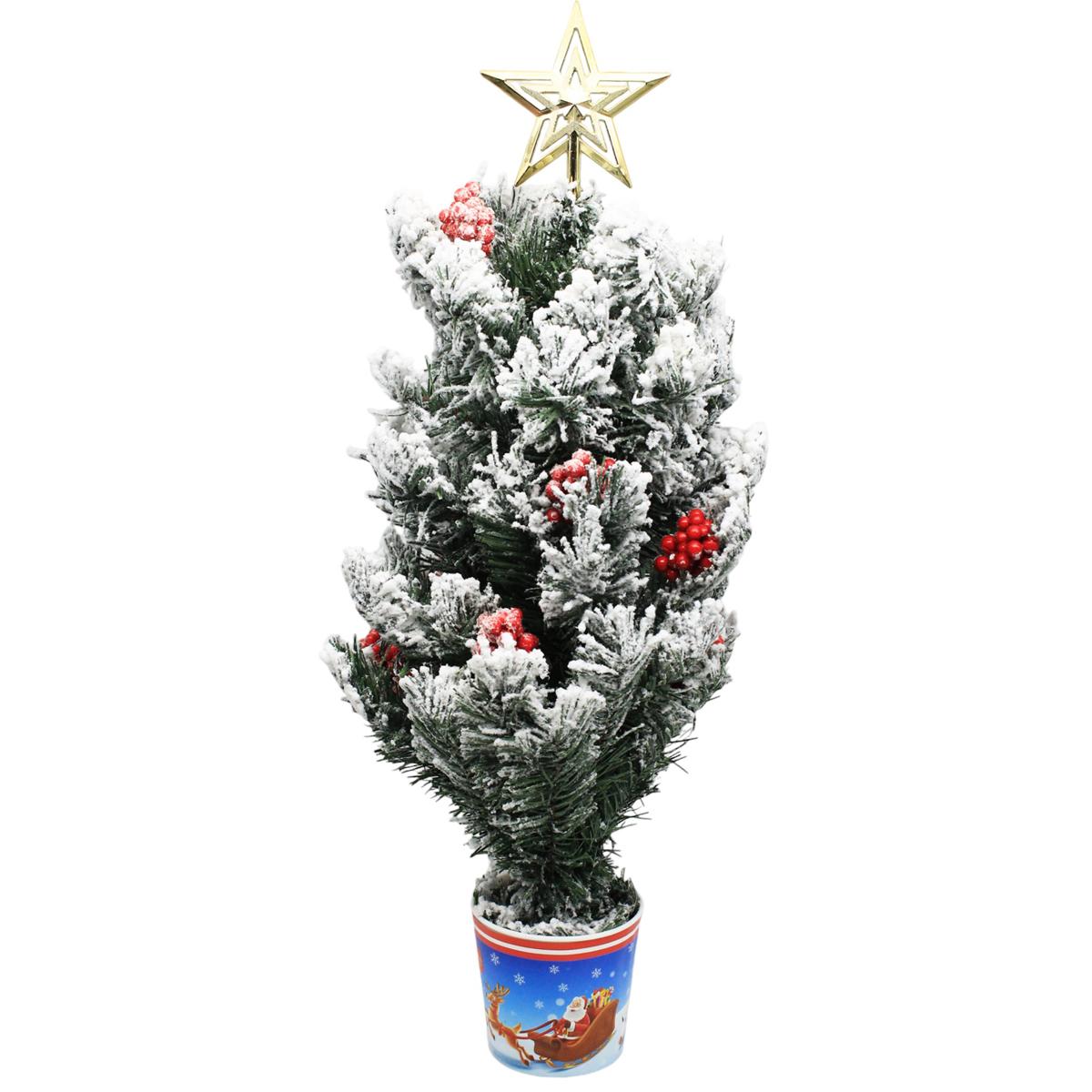 Cây Thông Mini Phủ Tuyết Trang Trí Noel 60 cm - Chaang Chiia LP-A4-60-D