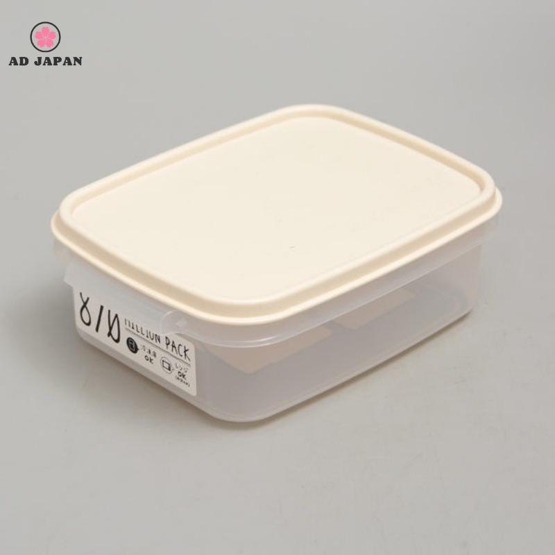 Hộp đựng thực phẩm tủ lạnh, lò vi sóng 870ml Million Pack hàng nội đia Nhật Bản AD36