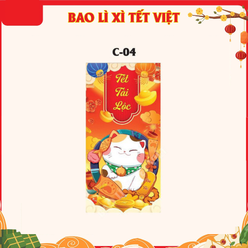 Bao Lì Xì 2023 Set 10 cái - C04