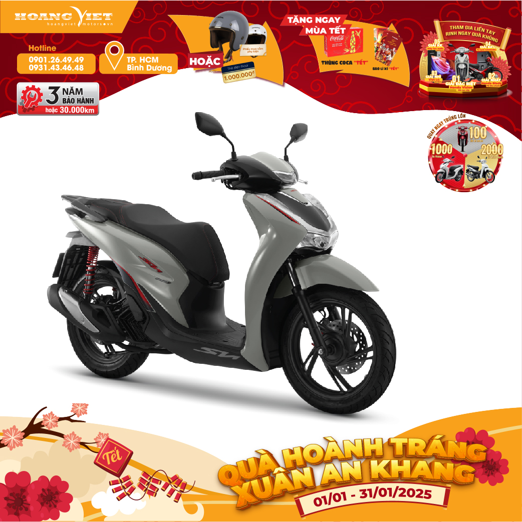 Xe Máy Honda SH 160i 2024 - Phiên Bản Thể Thao
