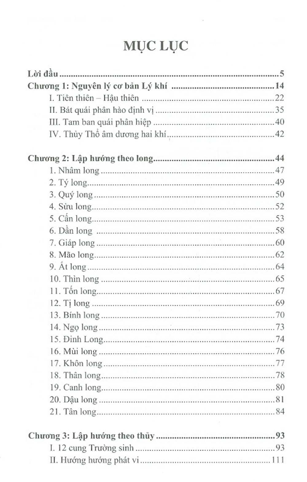 Quyết Địa Tinh Thư - Lập Hướng (Tổng Hợp Tinh Hoa Địa Lý Phong Thủy Trân Tàng Bí Bản)