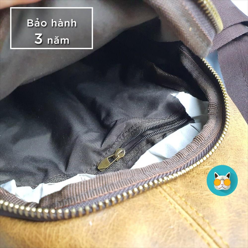 Túi đeo chéo da bò sáp TD105 – Vàng bò – cao cấp, kiểu dáng thời trang