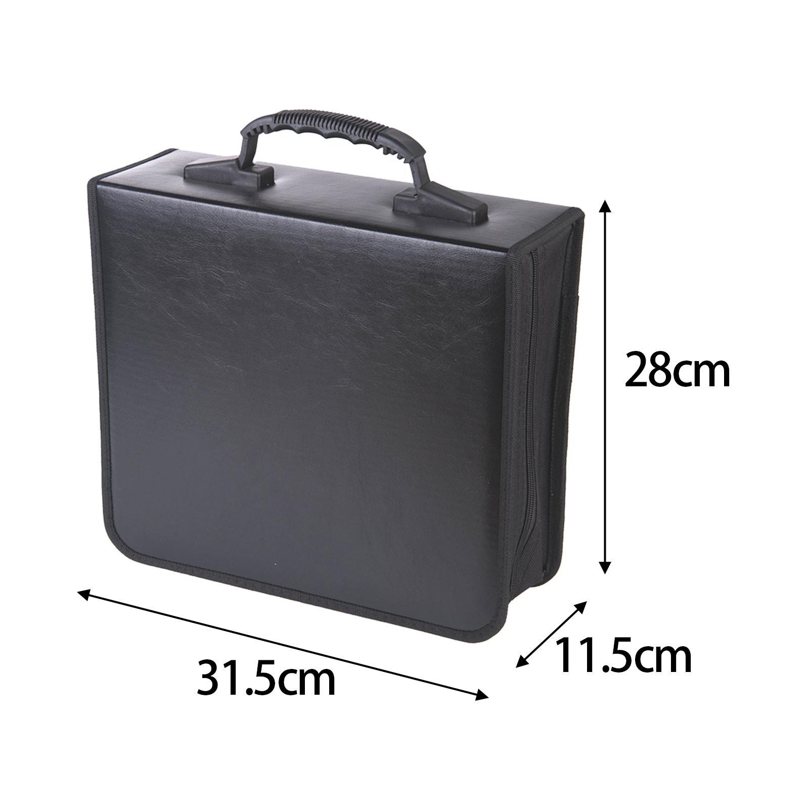 CD Case Bag Travel CD Wallet Disc Storage Bag CD Portable Bag for Car Office