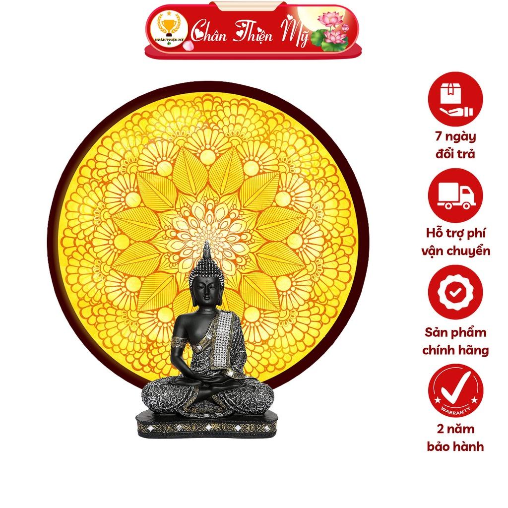 Đèn Thờ Hào Quang Phật Tranh Trúc Chỉ TrònOM, Trang Trí Bàn Thờ, Hào Quang Trúc Chỉ Mandala TC-HQ-35