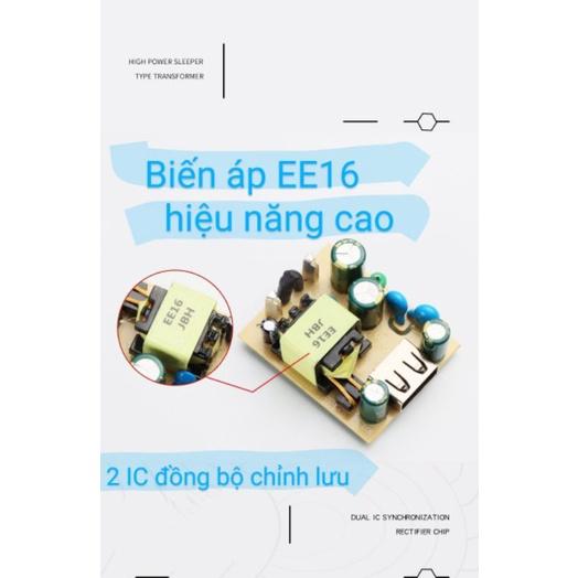 CỐC SẠC NHANH ĐẠT CHỨNG CHỈ CCC 5V2A