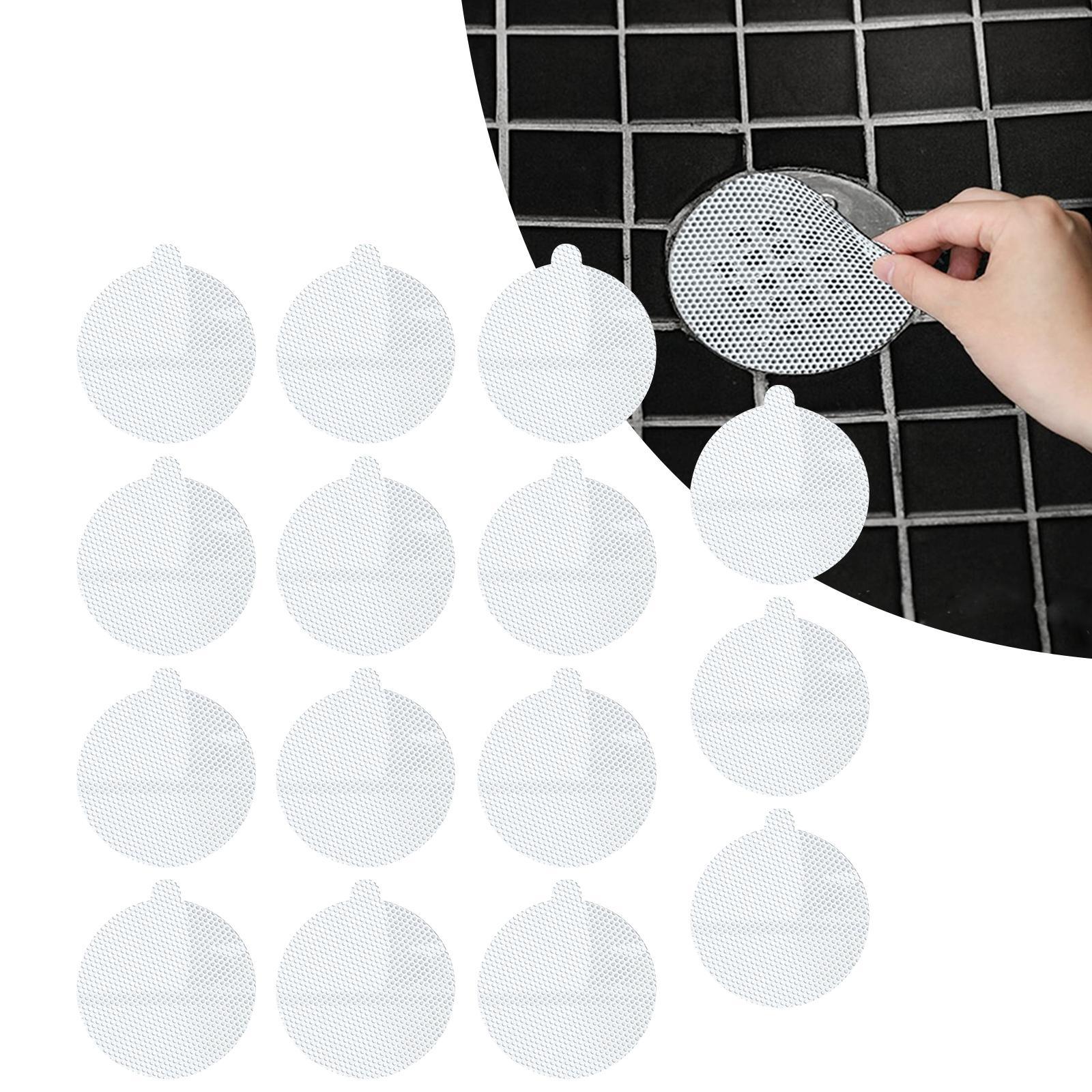 15Pcs Disposable Shower Drain Catcher Cover Strainers for Kitchen Drain