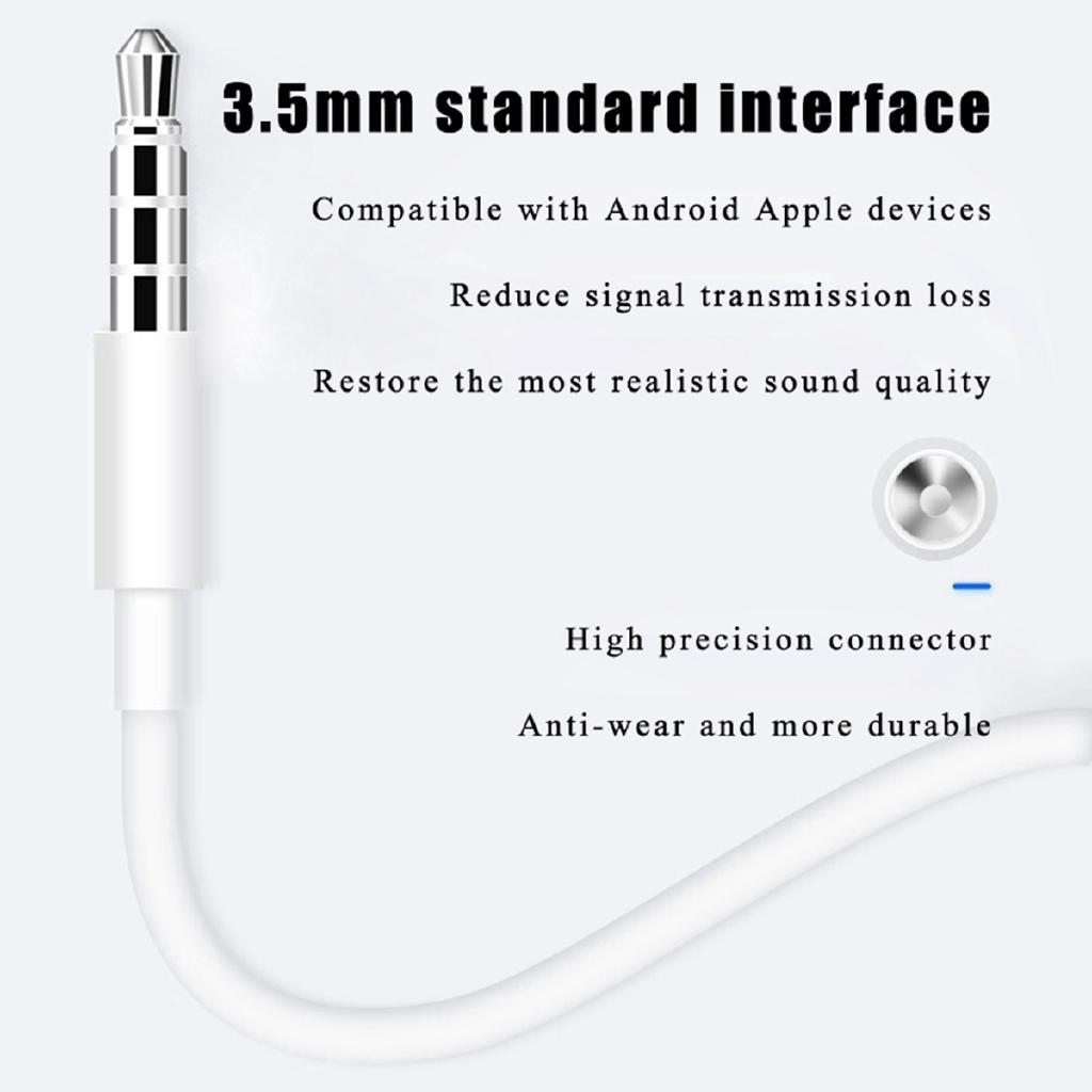 Tai nghe nhét tai có mic âm thanh sống động thích hợp cho IP Android