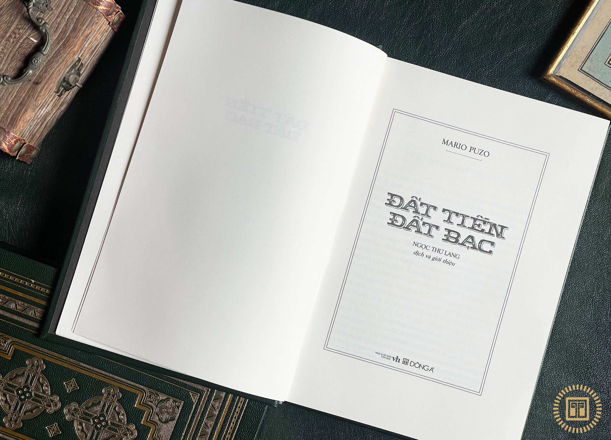 ĐẤT TIỀN ĐẤT BẠC - Mario Puzo - Ngọc Thứ Lang dịch – Đông A