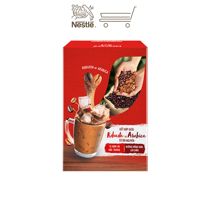 [Quà tặng tháng 11 - Mua 1 Tặng 1 Túi du lịch đa năng] Combo 4 hộp cà phê NESCAFÉ 3IN1 VỊ NGUYÊN BẢN - công thức cải tiến (Hộp 20 gói x 16g)