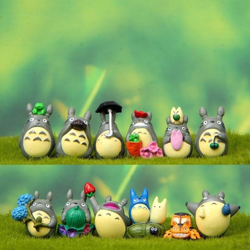 Totoro Đáng Yêu - phụ kiện làm tiểu cảnh sen đá - giao ngẫu nhiên