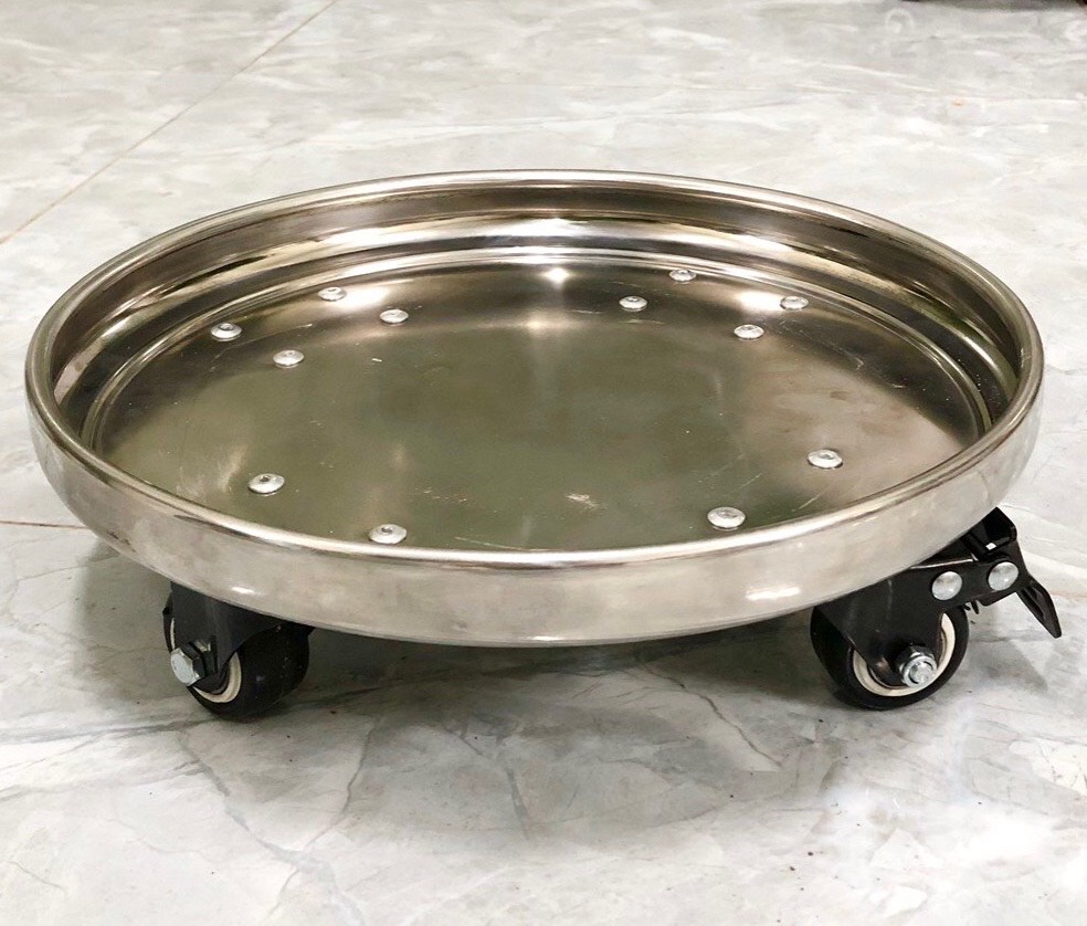 Kệ Để Chậu ĐK25-50cm, Đế Chậu Thông Minh Đa Năng Cao Cấp HTG, Siêu Chắc Khỏe, Có Bánh Xe Di Chuyển, Có Chốt An Toàn, Chịu Lực Đến 400kg, Chất Liệu Hợp Kim Cao Cấp Sơn Tĩnh Điện